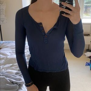 Brandy Melville blue long sleeve